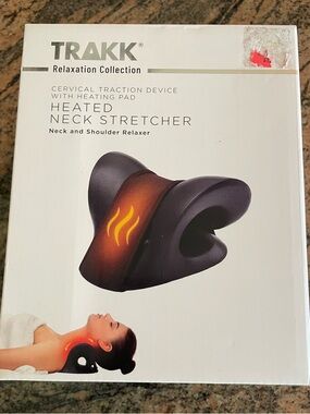 TRAKK Heated Neck Stretcher - Black and Brown